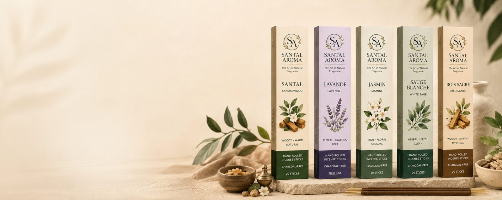 Santal Aroma Natural Incense